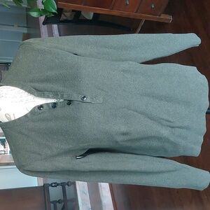 Rag & Bone Olive Green Thermal Sweater Sz Small